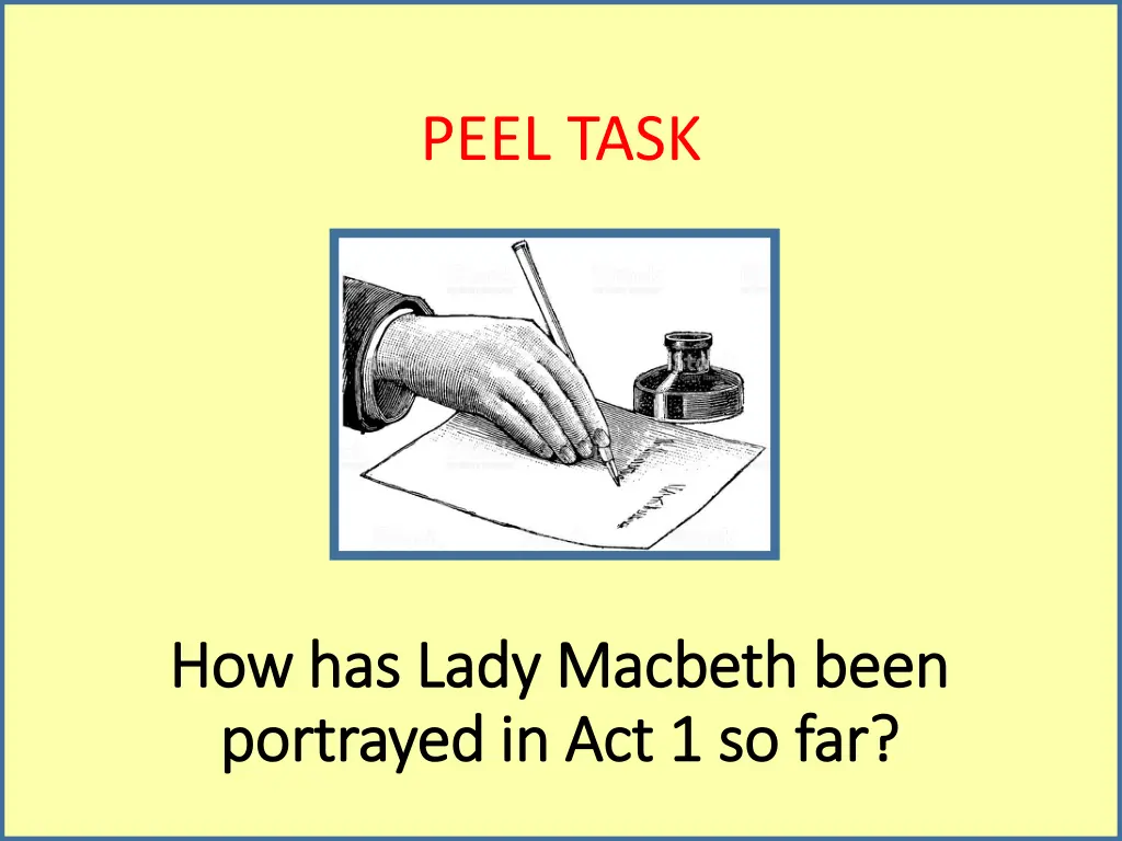 peel task