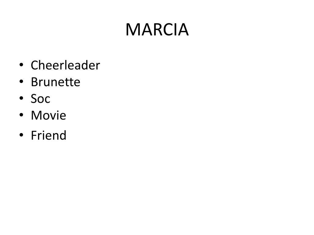 marcia