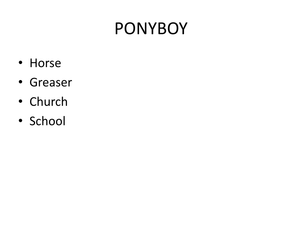 ponyboy