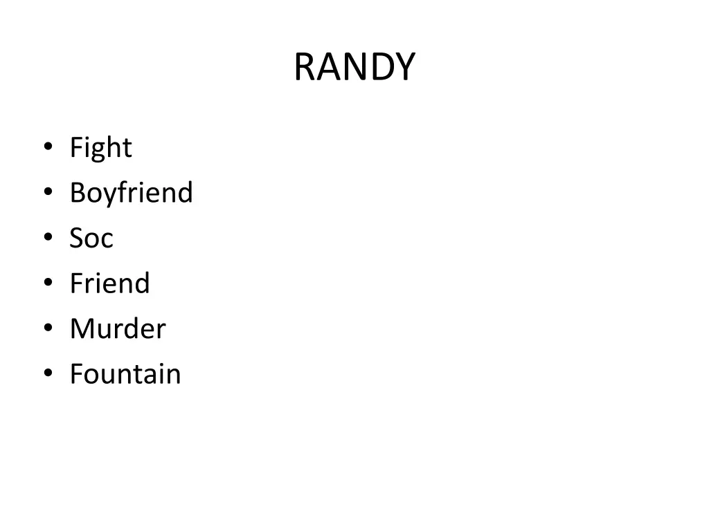 randy