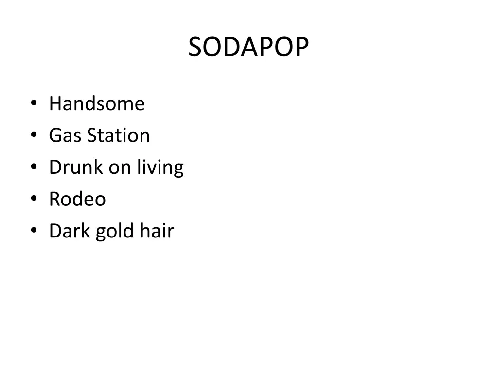 sodapop