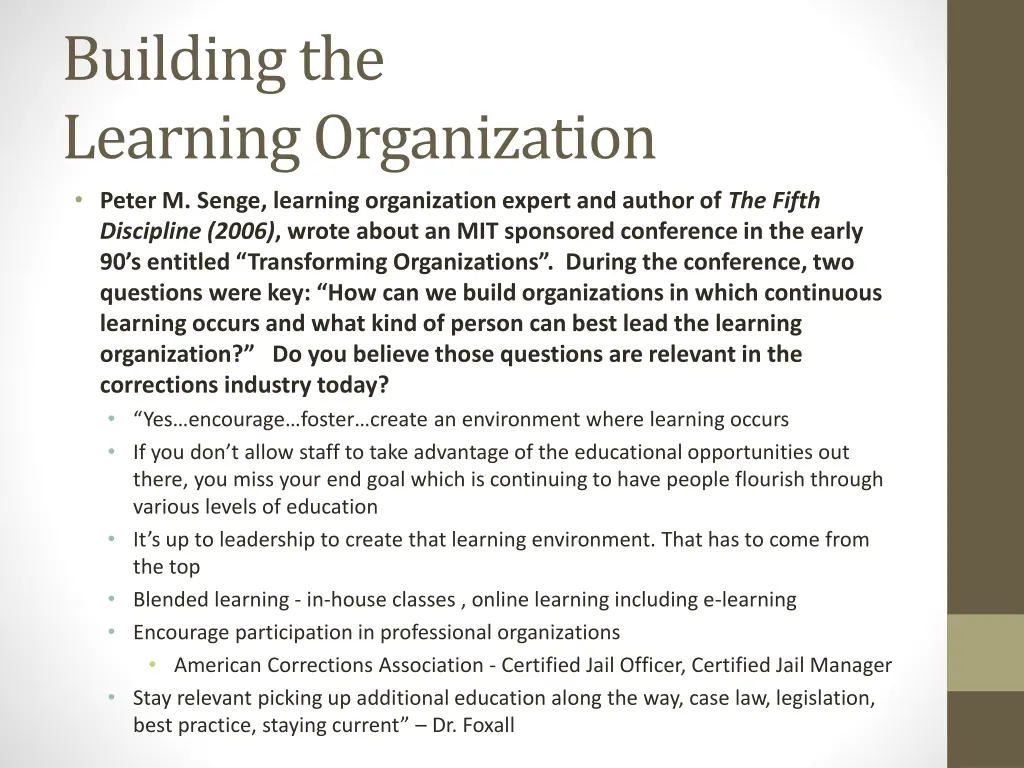 building the learning organization peter m senge