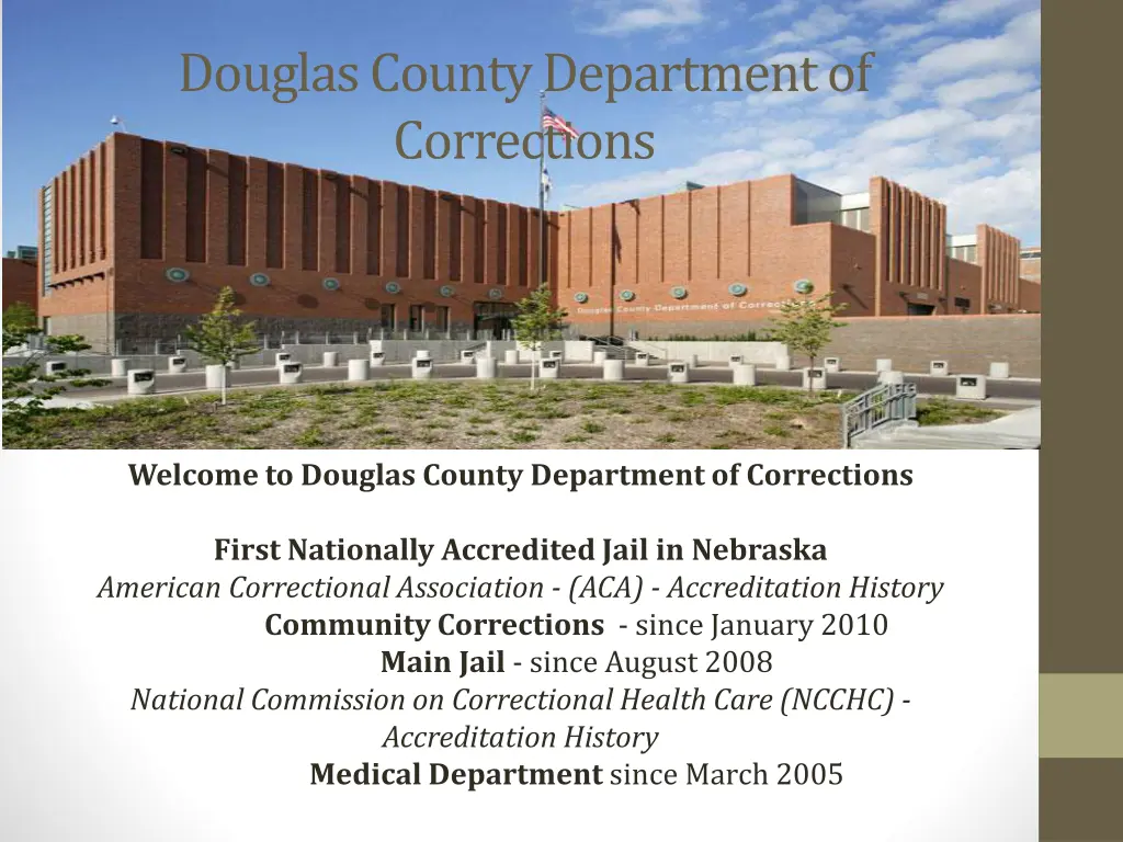 douglas county department of corrections