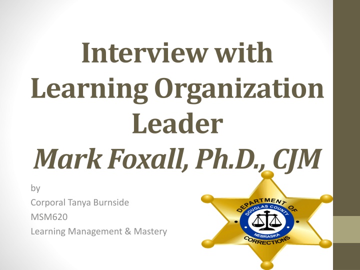 interview with learning organization leader mark