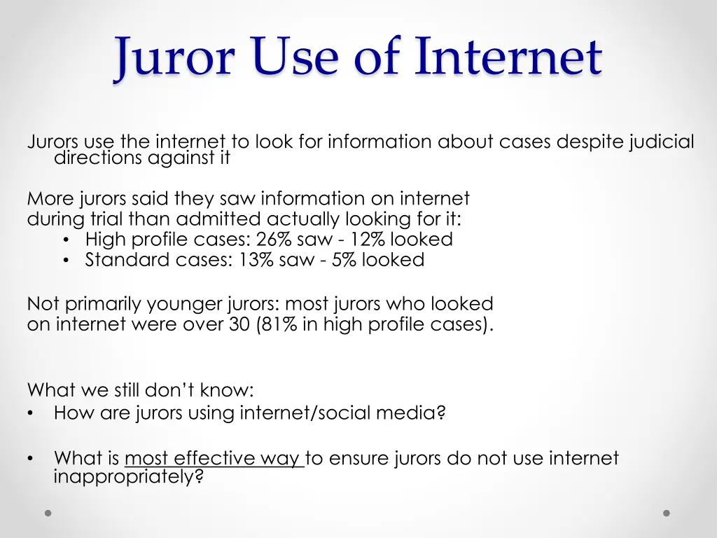 juror use of internet