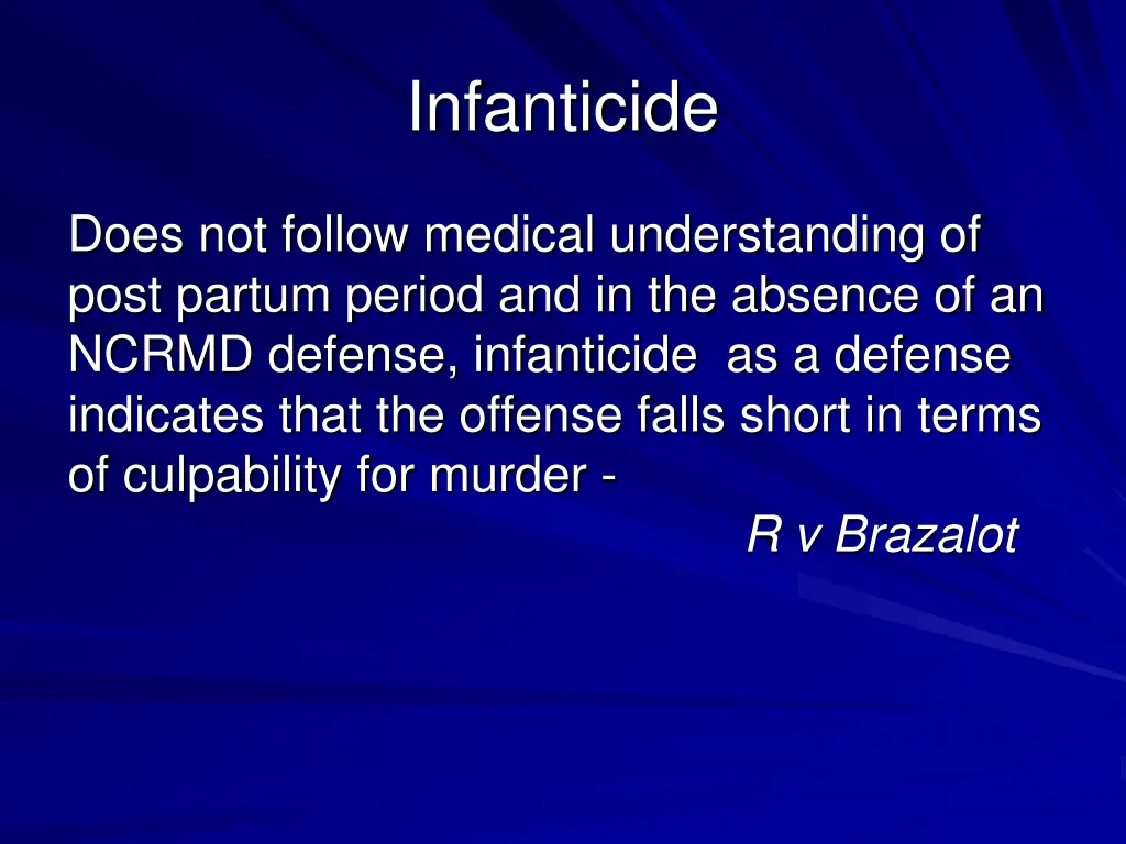 infanticide