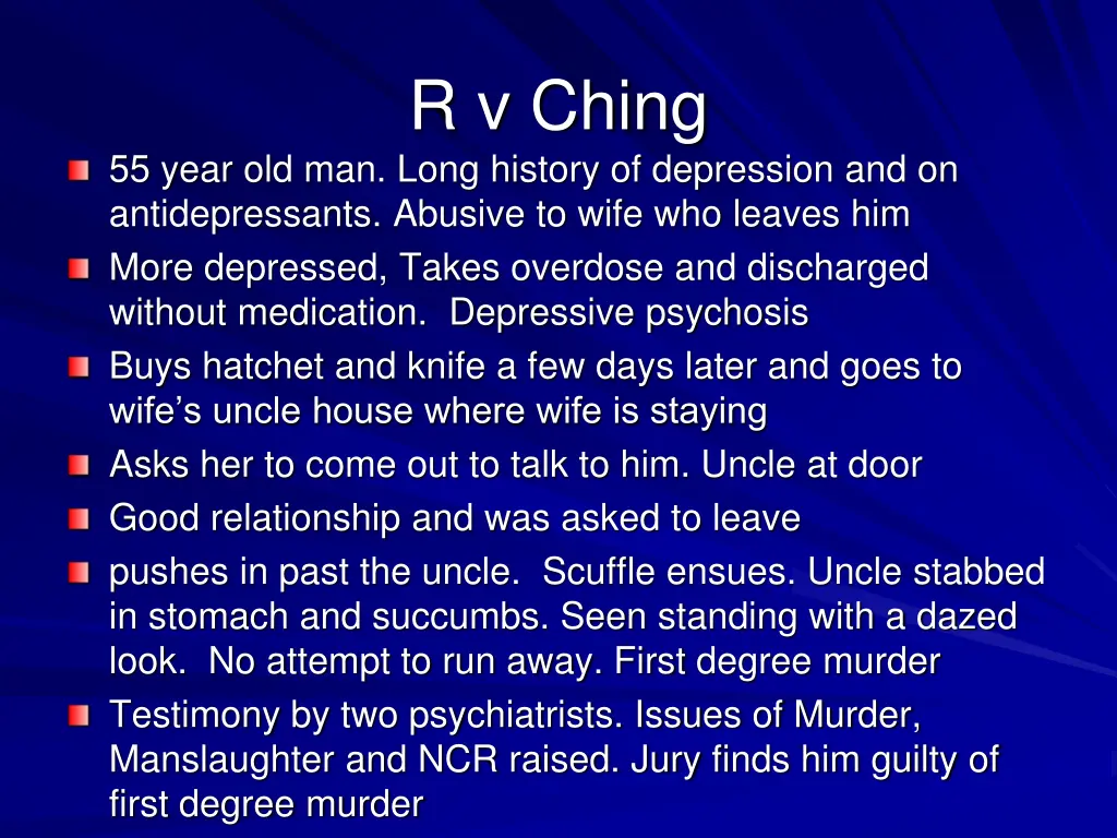 r v ching