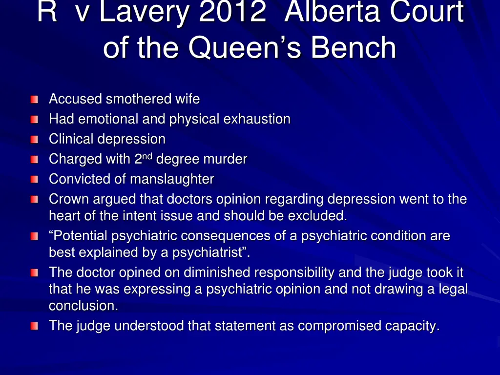 r v lavery 2012 alberta court of the queen s bench