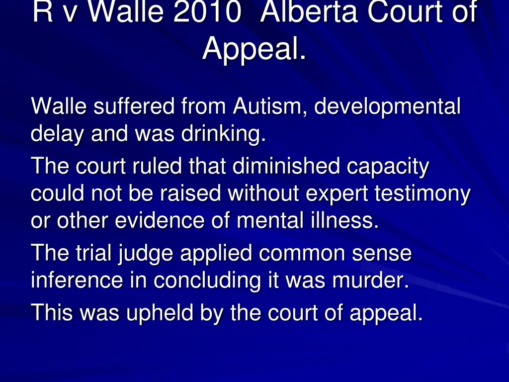 r v walle 2010 alberta court of appeal