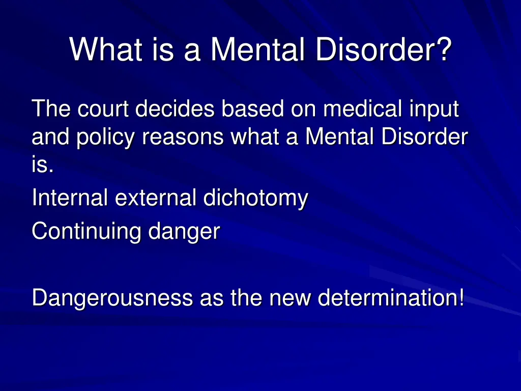 what is a mental disorder