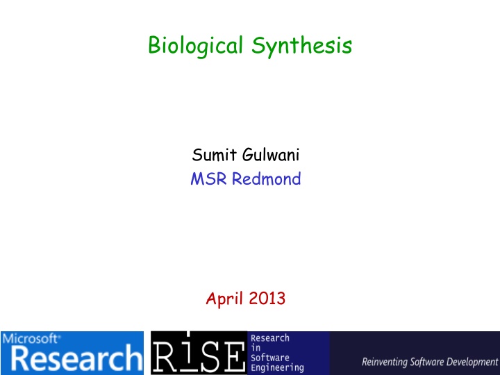 biological synthesis