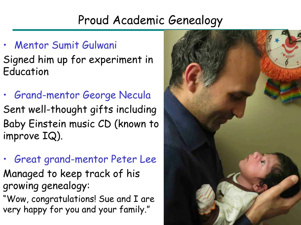 proud academic genealogy