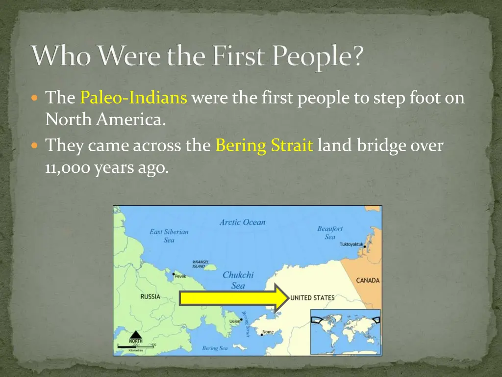 who were the first people