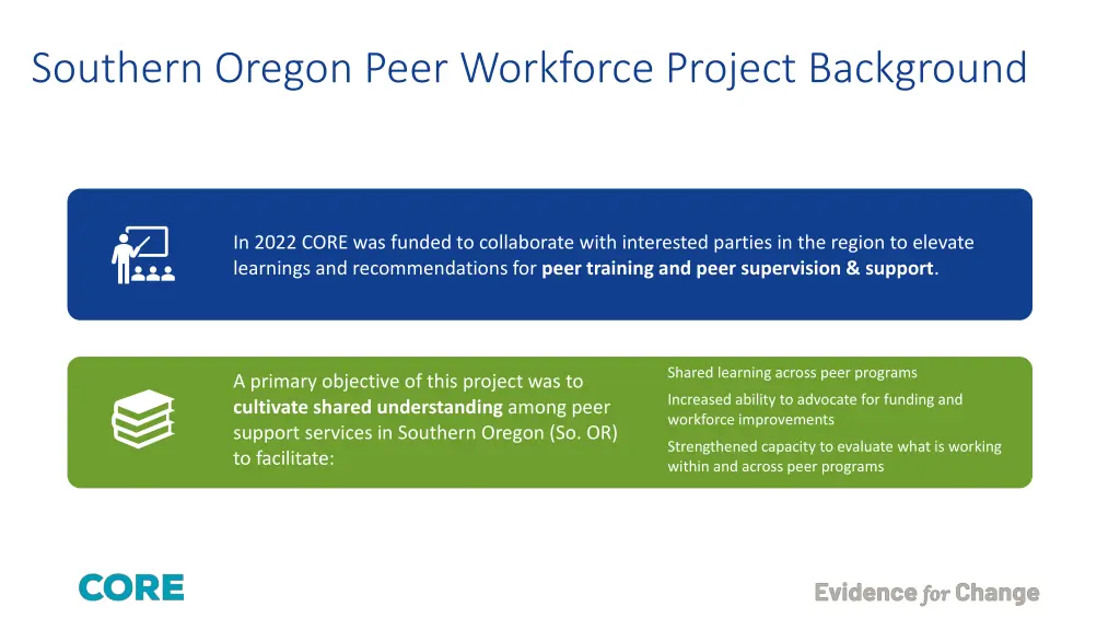 southern oregon peer workforce project background