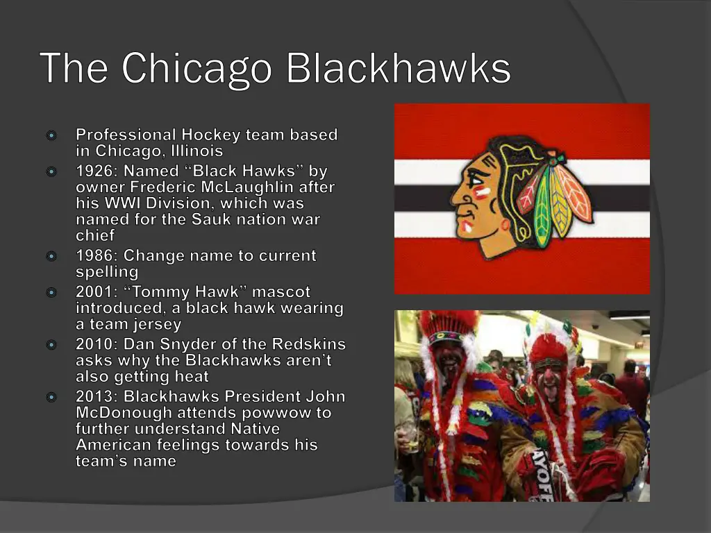 the chicago blackhawks