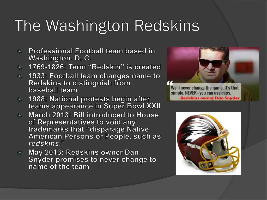 the washington redskins