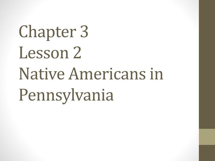 chapter 3 lesson 2 native americans