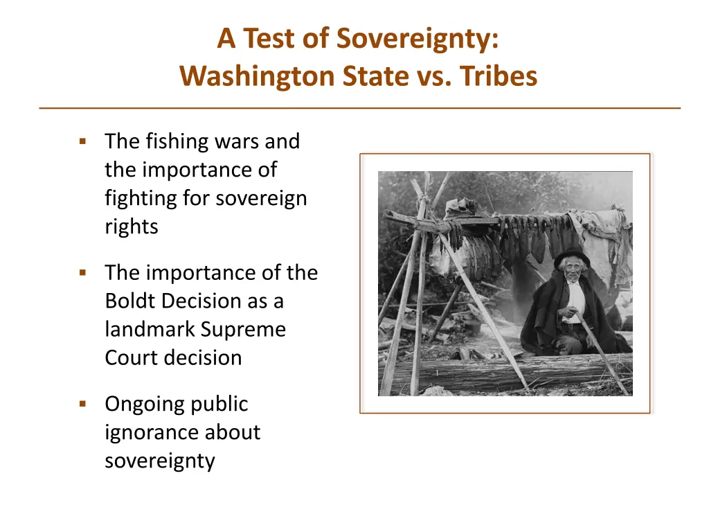 a test of sovereignty washington state vs tribes