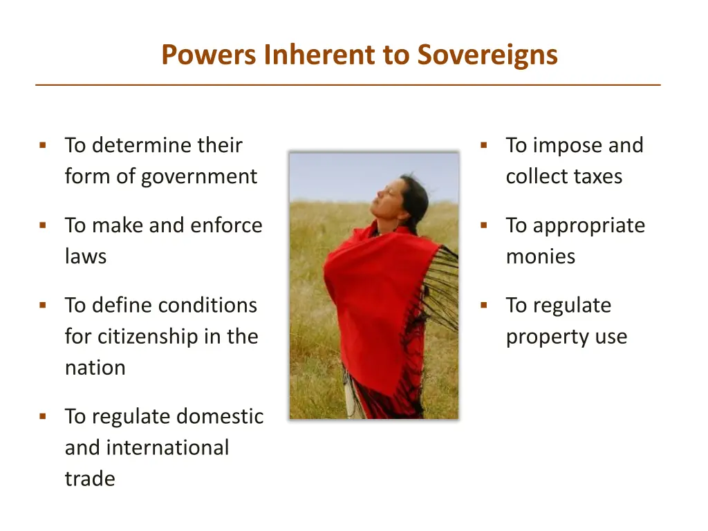 powers inherent to sovereigns