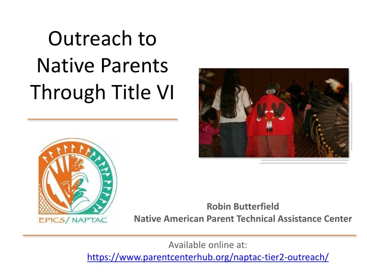 outreach to native parents through title vi