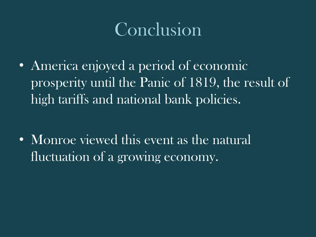 conclusion 1