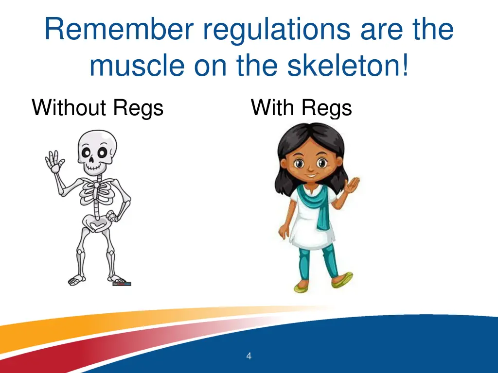 remember regulations are the muscle