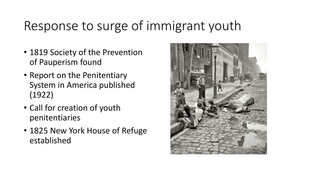 response to surge of immigrant youth