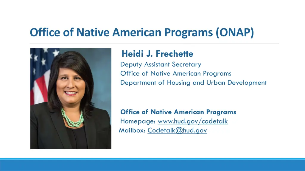 office of native american programs onap