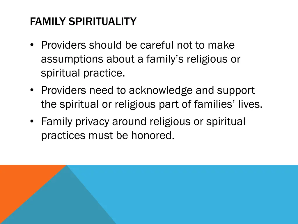 family spirituality