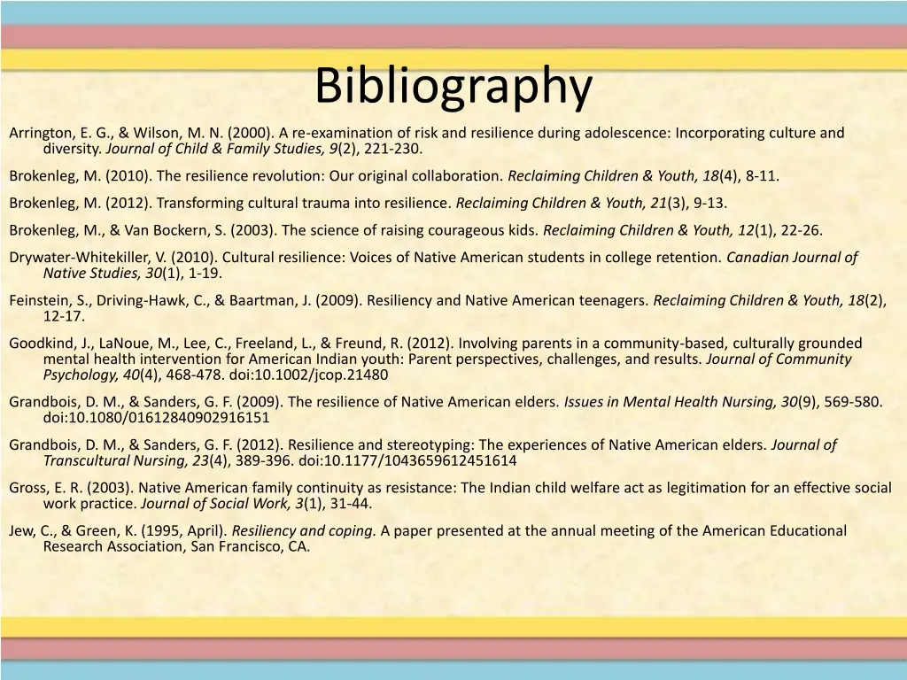 bibliography