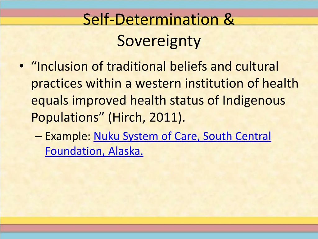 self determination sovereignty