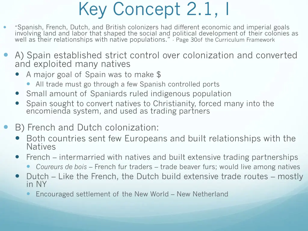 key concept 2 1 i