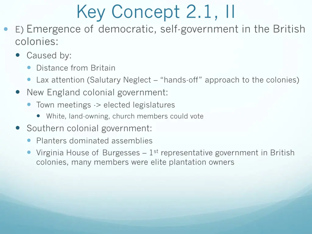 key concept 2 1 ii e emergence of democratic self