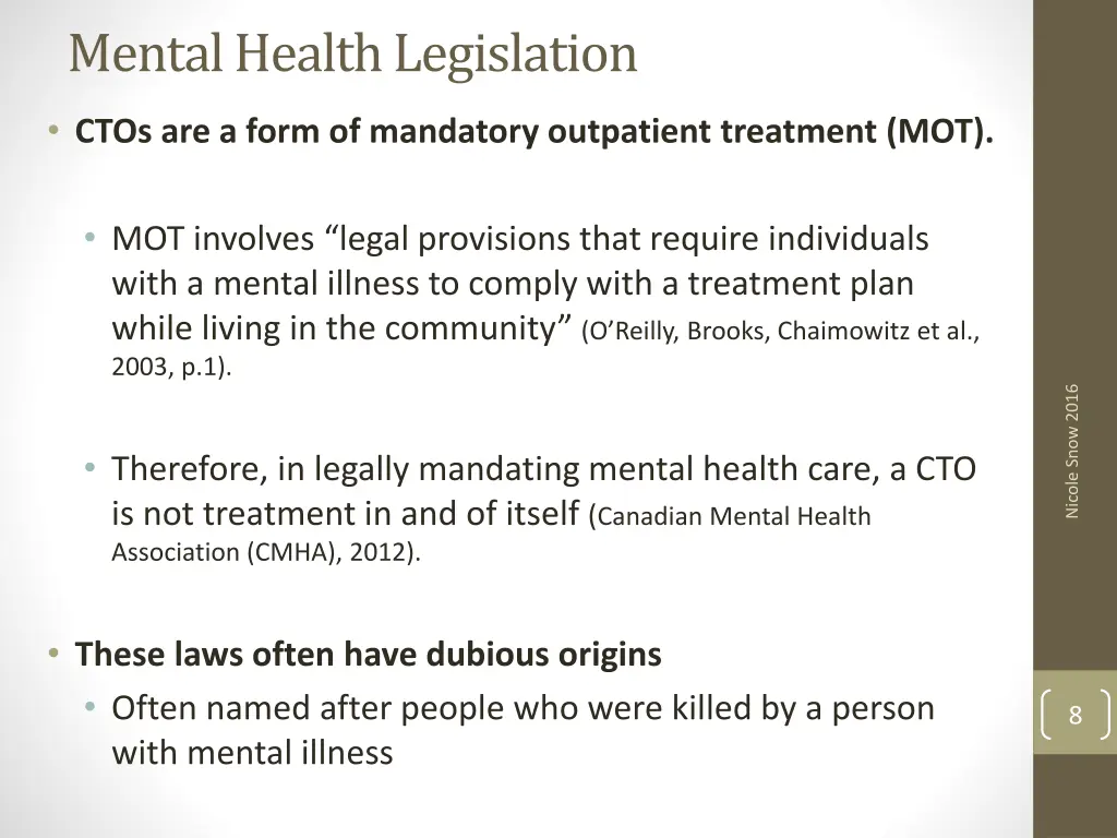 mental health legislation 2