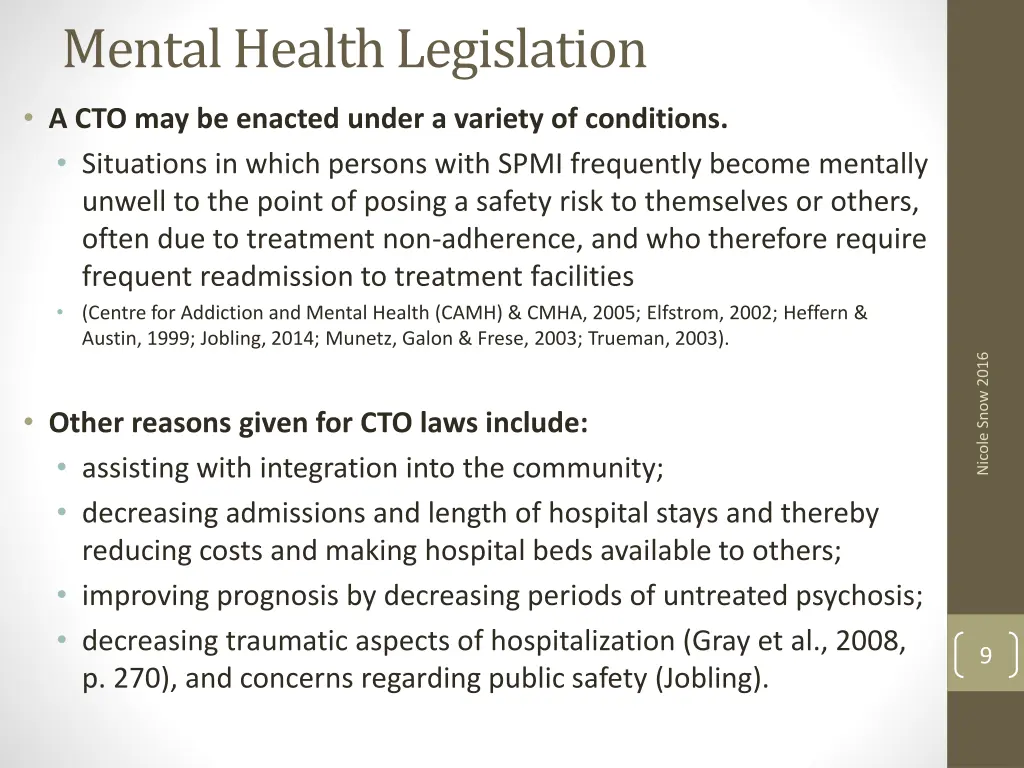 mental health legislation 3