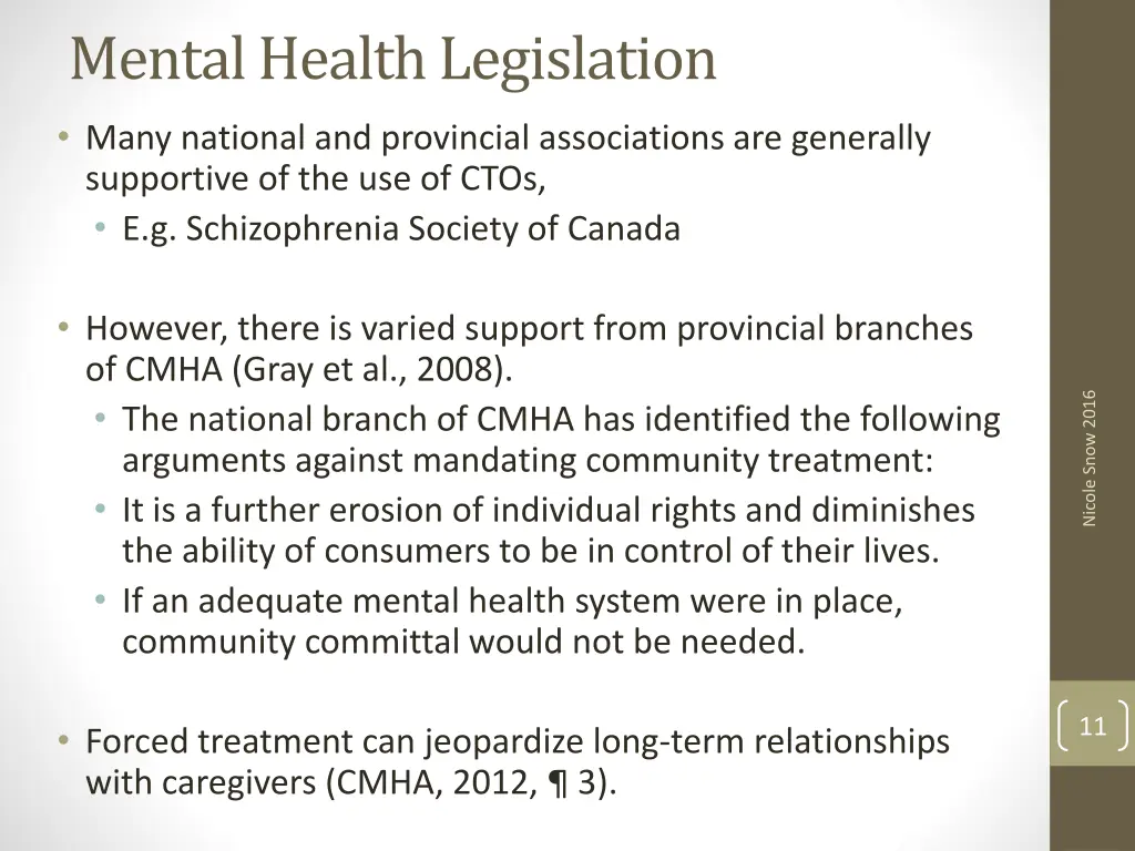 mental health legislation 4