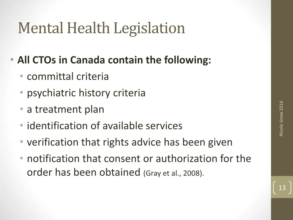 mental health legislation 6