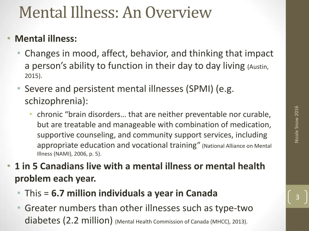 mental illness an overview