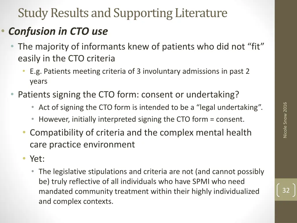 study results and supporting literature confusion