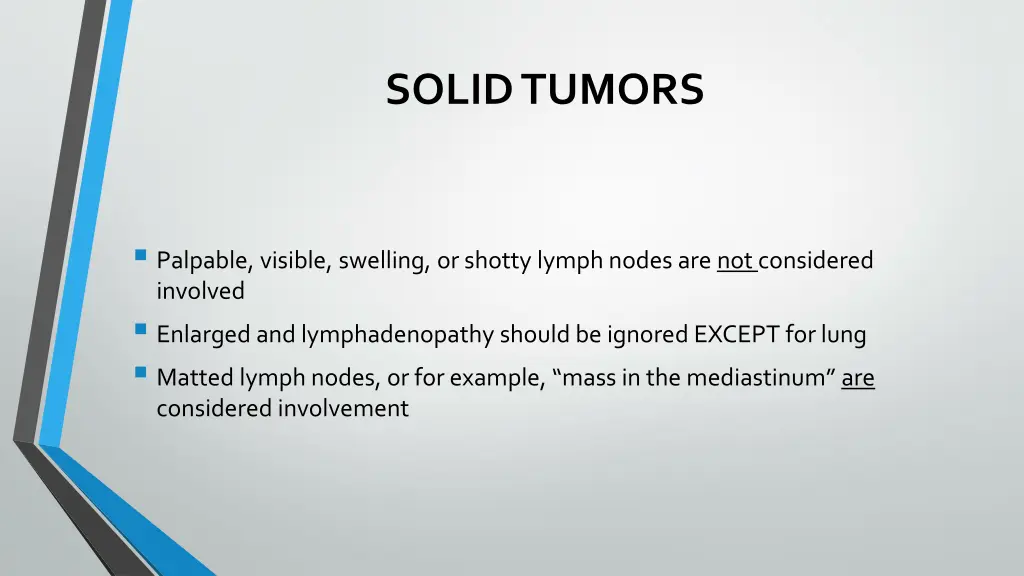 solid tumors