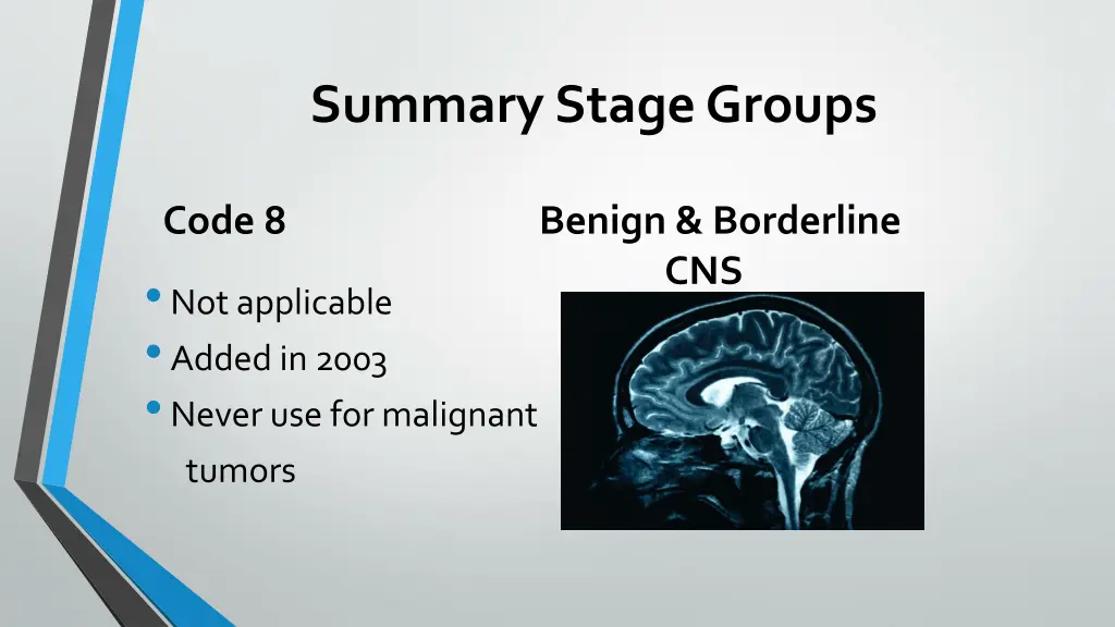 summary stage groups 1