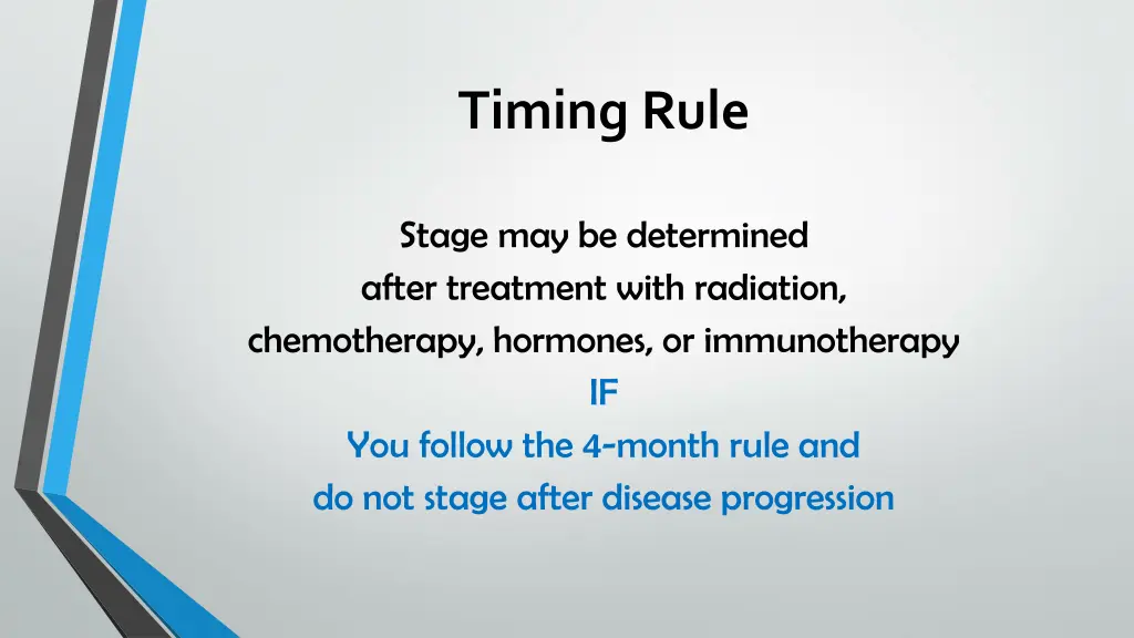 timing rule 1