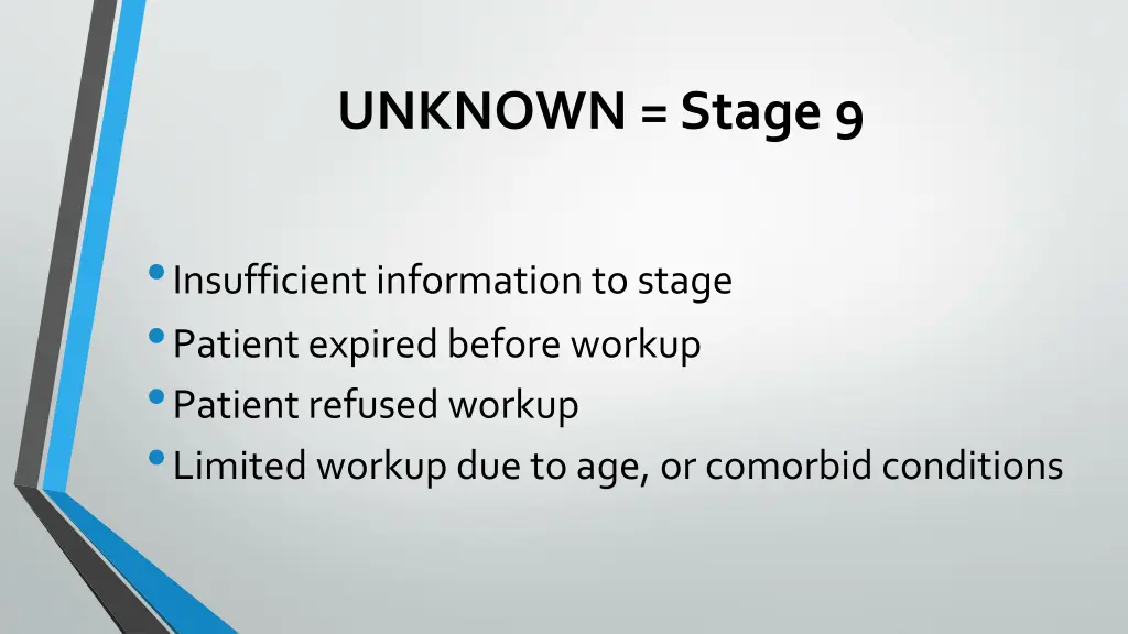 unknown stage 9