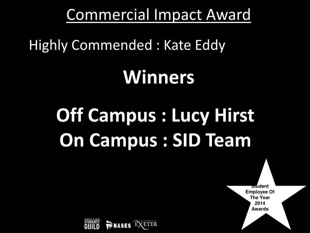 commercial impact award