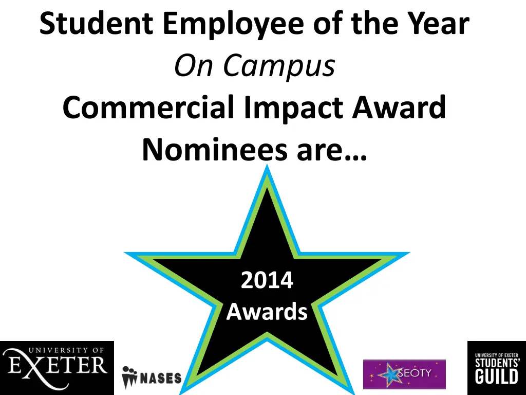 student employee of the year on campus commercial