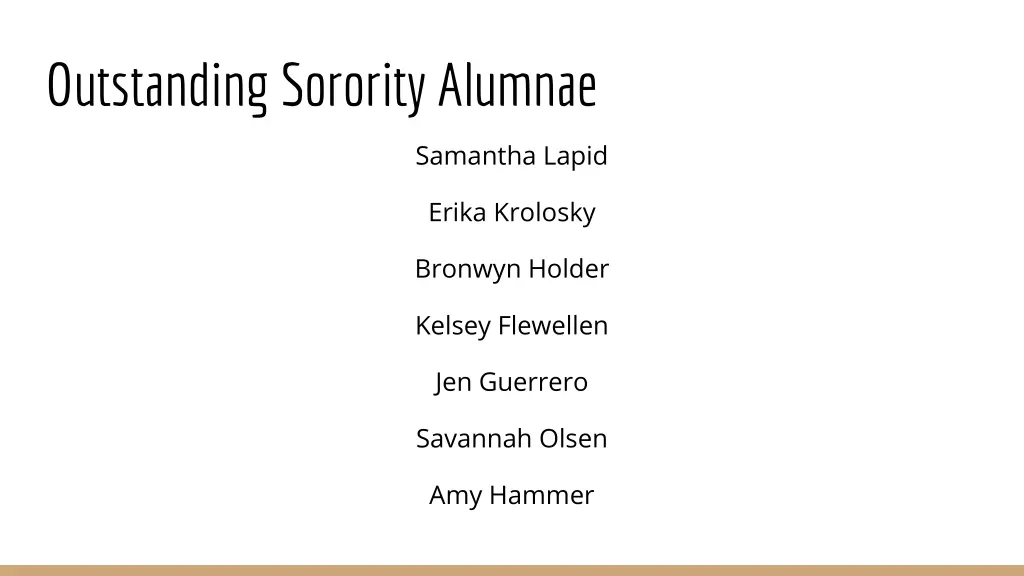 outstanding sorority alumnae