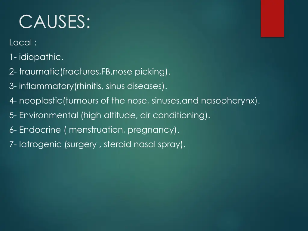 causes