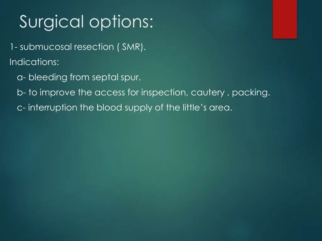 surgical options