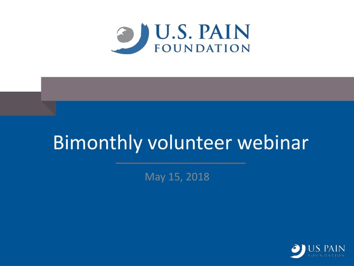 bimonthly volunteer webinar