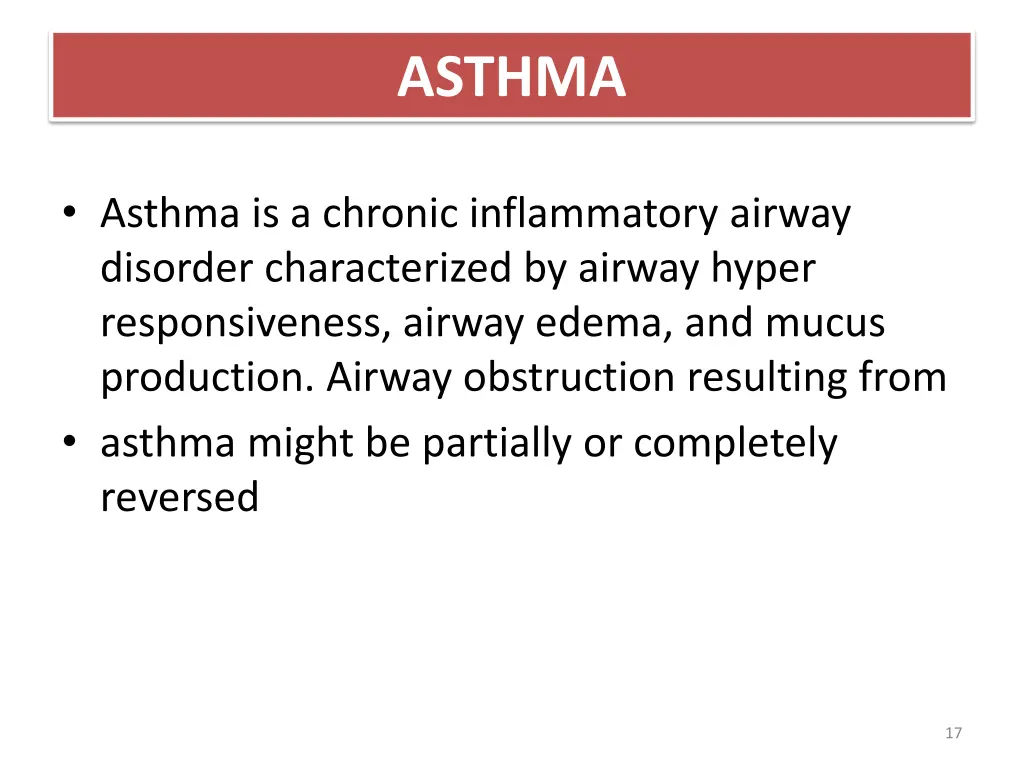 asthma